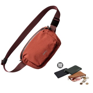 Bellroy Lite Belt Bag 系列單肩斜背包/胸包/腰包 -陶巖紅 BLHA 送真皮零錢包