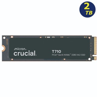Crucial T710 2TB 2T PCIe Gen5 NVMe M.2 SSD CT2000T710SSD8 美光