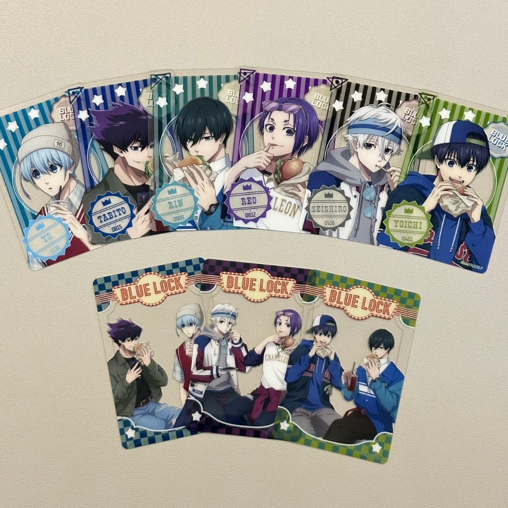 藍色監獄 日版 透卡 美式復古 系列 GRANUP 商品 2025 烏旅人 冰織羊 凪誠士郎 9*6cm
