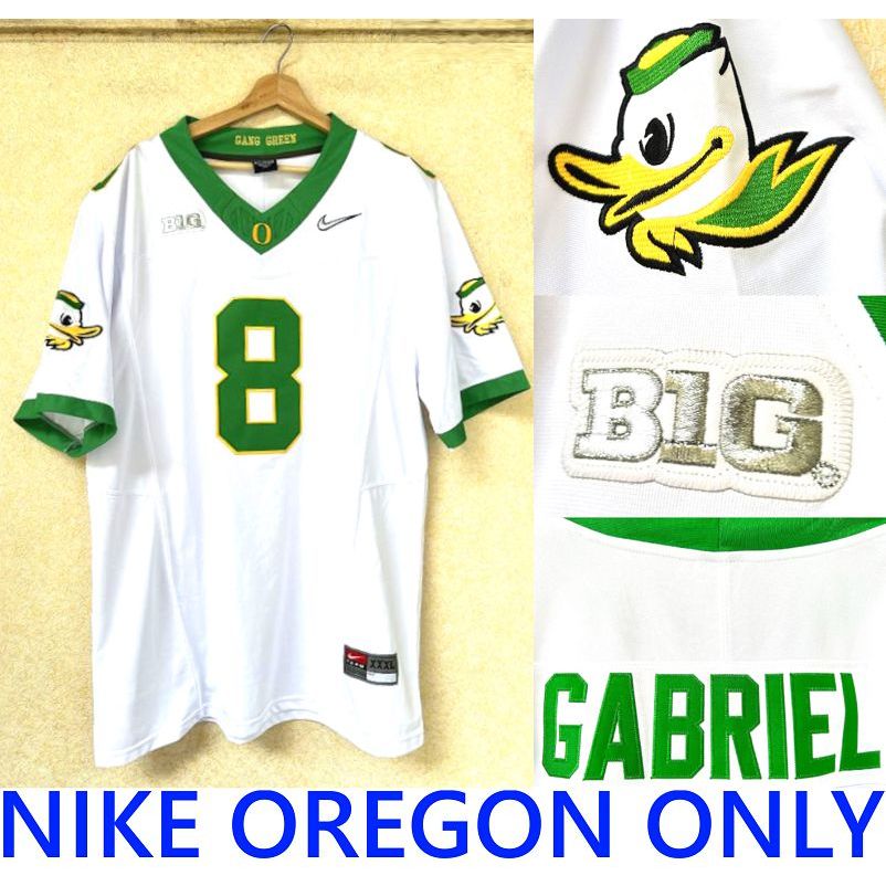 BLACK全新NIKE Oregon Project奧勒岡限定DARK鴨白綠配色美式足球球衣短T