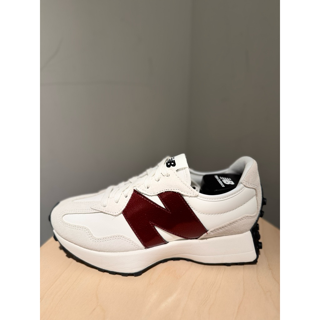 New Balance 327 White Dark Red 深紅米白 WS327JWC