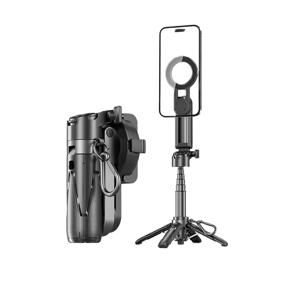 MEFU MiNi三合一穩拍棒 口袋自拍棒 磁吸 自拍棒 自拍神器 補光 自拍桿 自拍 藍牙 直播 L10 L11