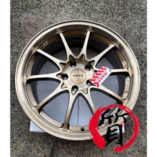 【五股泓越經銷】全新 泓越 MAXX 鋁圈 18吋 旋鍛 M28 古銅金髮絲面 CE28 5孔114 112 100