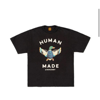 HUMAN MADE GRAPHIC TEE BLACK 黑色 手繪工裝水鴨 短袖 短T