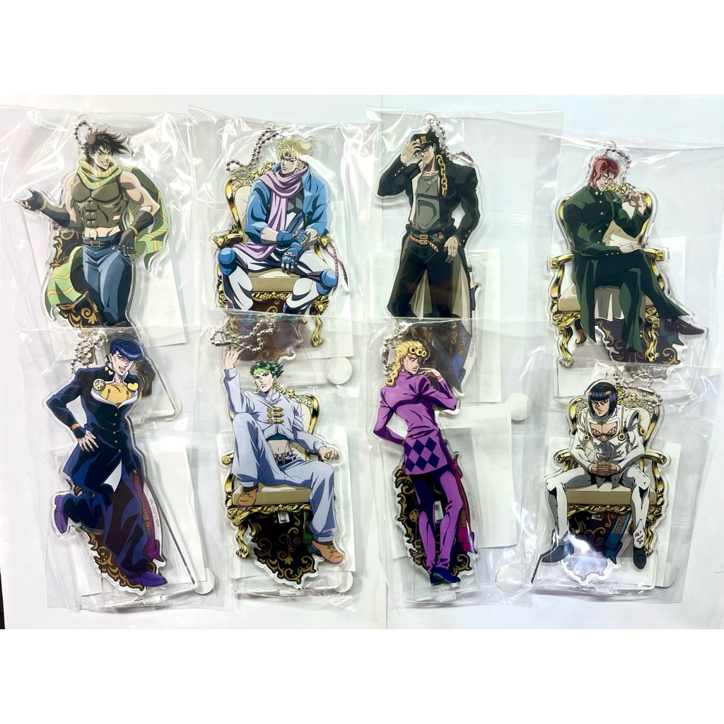 JoJo的奇妙冒險 正版 立牌 吊飾 喬瑟夫 空條承太郎 西薩 花京院典明 喬魯諾 喬巴拿 布加拉提 東方仗助 岸邊露伴