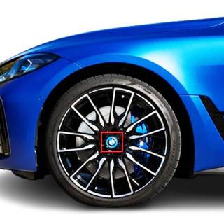 M Performance BMW 原廠 i4 系列 G26 / G26 Lci 全車系 輪框蓋 輪圈蓋 藍環【YG】