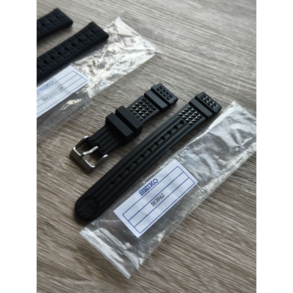 Seiko 日本原廠 大MM復古橡膠錶帶 20mm SBDX001 DE39AZ
