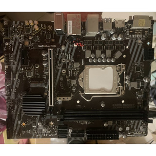 微星 1200 十代主機板 MSI H410M-A PRO 無擋板