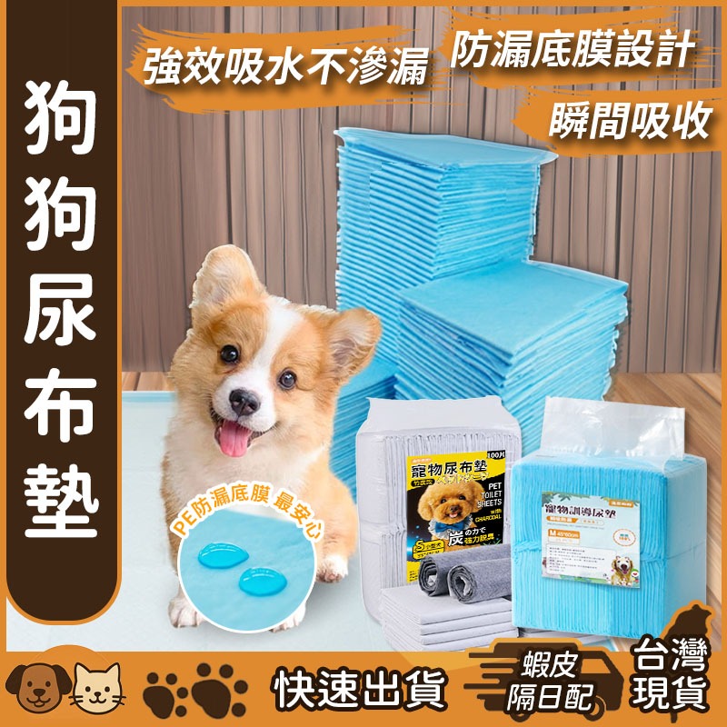 【台灣現貨】寵物尿布墊 狗尿布墊 加厚 強力吸水 狗尿墊 尿布墊 狗尿布 狗狗尿墊 寵物尿墊 竹炭尿布墊