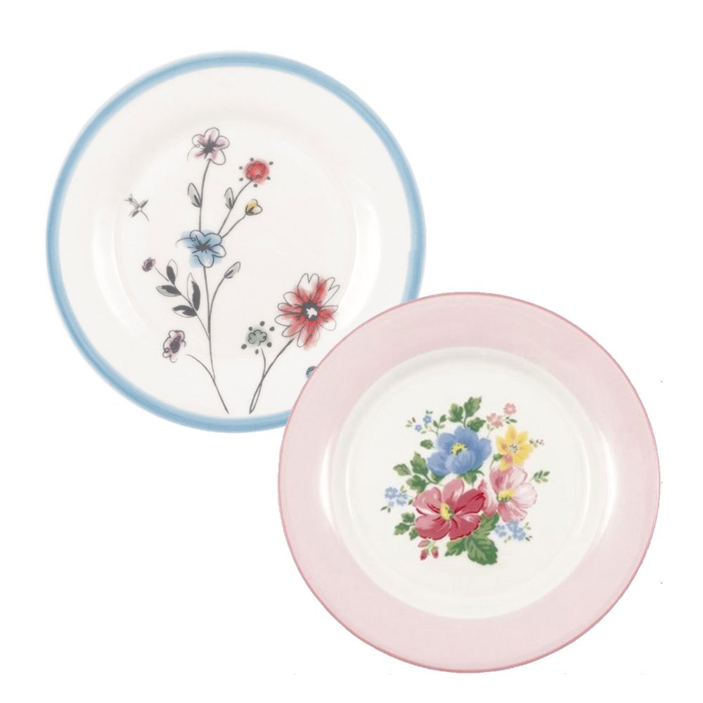 【丹麥GreenGate】花樣餐盤20.2cm-共2款《WUZ屋子-台北》餐盤 盤子 點心盤 蛋糕盤