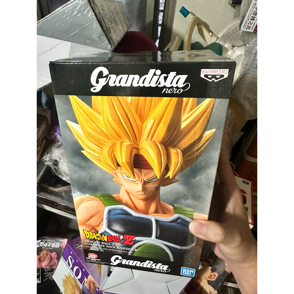 代理 全新 七龍珠Z景品 GRANDISTA Gros系列 超級賽亞人巴達克 黑髮巴達克雙頭雕替換