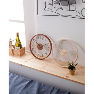 韓國品牌 Banana Studio 無噪音掛鐘（玻璃) 超靜音 客廳時鐘 臥室時鐘 掛鐘 基本款時鐘 韓國代購