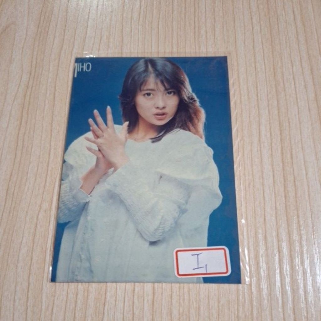 〔阿武的二手雜貨店〕早期 中山美穗 藥師丸博子 中森明菜 齊藤由貴 本田美奈子 明星照片 I組 收藏二手