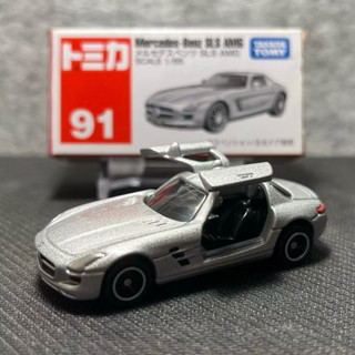 Tomica多美小汽車 91 賓士 Mercedes Benz SLS AMG 鷗翼門（2012絕版車）