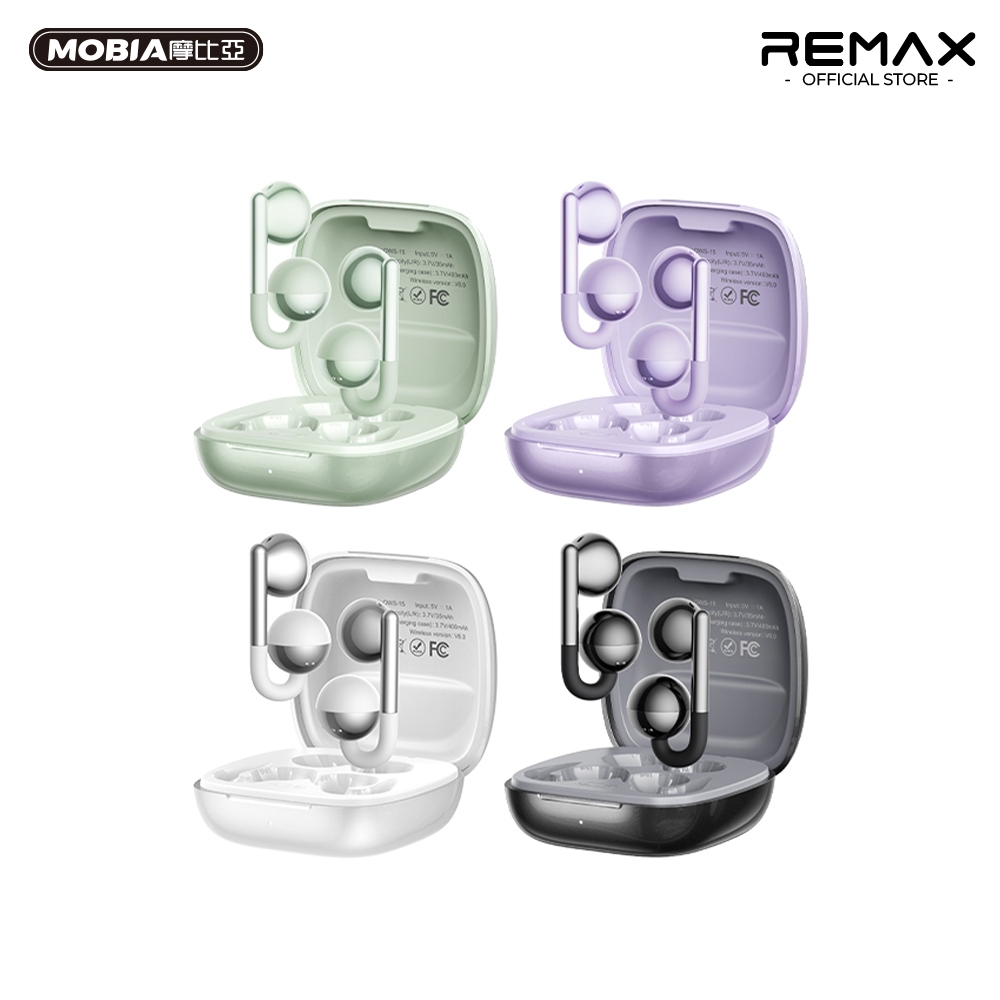 【快速出貨】REMAX 夾耳式音樂通話無線耳機 藍牙6.0 無感佩戴 HiFi音質 輕觸操作 持久續航 正版台灣公司貨