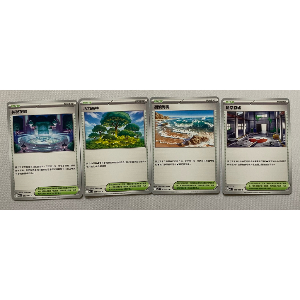 寶可夢 PTCG 險惡廢墟 活力森林 神秘花園 ptcg 衝浪海灘 普 PTCG