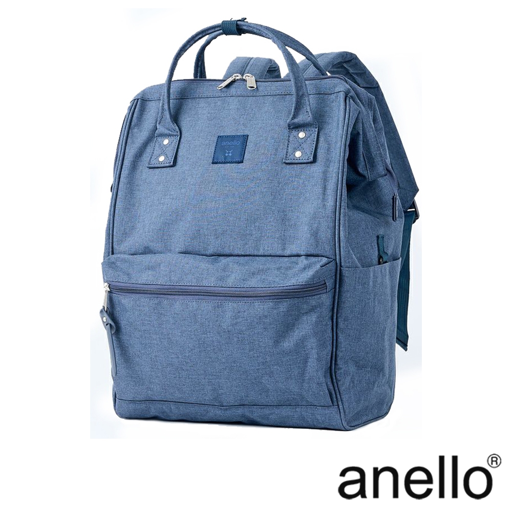 anello CB-HEATHER 混色厚實防潑水口金後背包 Large size (ATB4683) 15吋筆電OK