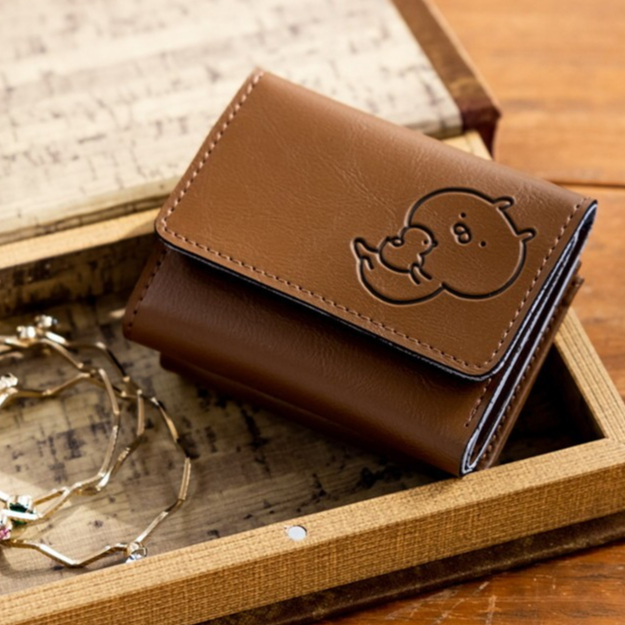 日本雜誌附錄 USAMARU 兔丸 LINE貼圖 皮夾 短夾 錢包  兔子 小錢包 零錢包 三折皮夾 B50805