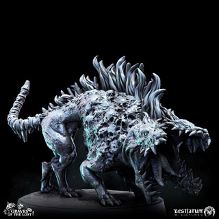 Tazo工坊[代客列印BM] 墓地獵犬 pose3 GRAVE HOUND pose3 3D列印模型GOL