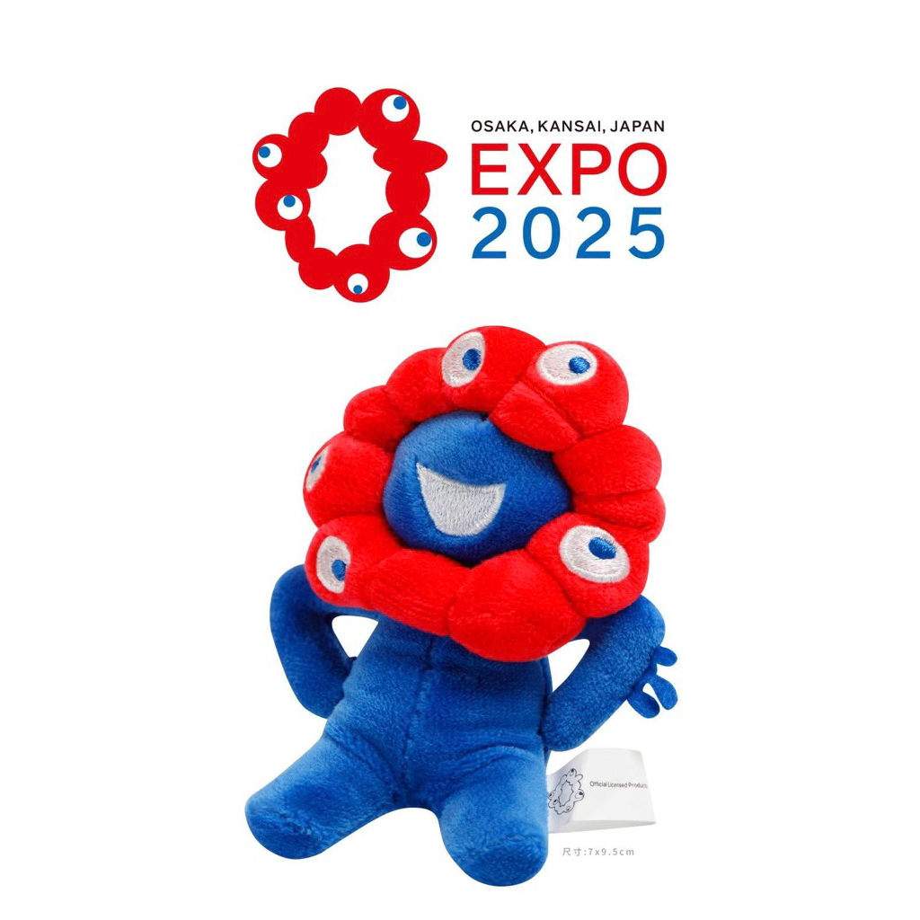 💙❤️大阪世博 Expo 2025 Osaka 世博2025大阪關西世博提袋 脈脈絨毛吊飾 脈脈方形毛巾 威秀