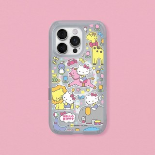 犀牛盾 適用iPhone AirX MagSafe相容 極致氣墊緩衝磁吸防摔手機殼∣Hello Kitty/樂遊動物園