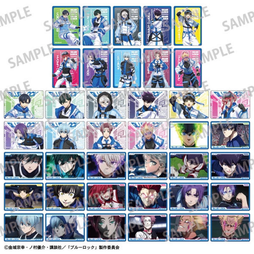 藍色監獄 賽博龐克 透卡 特典 潔世一 糸師凜 糸師冴 蜂樂迴 千切豹馬 烏旅人 冰織羊 士道龍聖