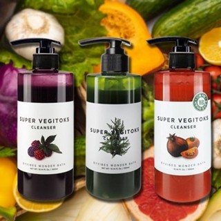 【韓國 WONDER BATH】韓國 WONDER BATH 超級蔬果卸妝 洗面乳 (300ml) 洗臉 D082403