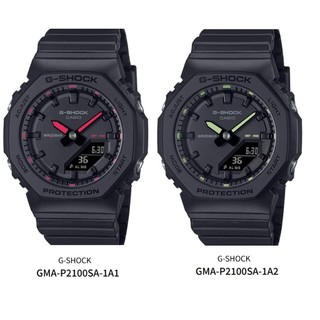 G-SHOCK時尚縮小版八角指針與數位顯示GMA-P2100SA-1A2 GMA-P2100SA-1A2