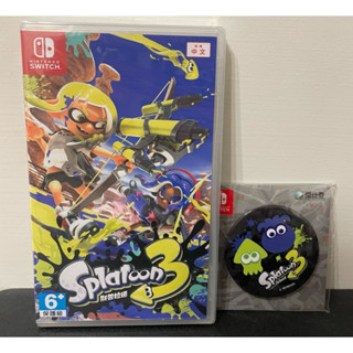 全新未拆/二手 Switch NS 斯普拉遁 3 附特典 中文版 漆彈大作戰3 漆彈3 斯普拉遁3 Switch遊戲