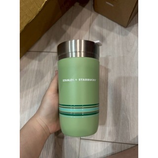 【全新】星巴克 X STANLEY 條紋16OZ不鏽鋼杯 （微凸立體效果）環保杯 飲料杯 馬克杯 水壺
