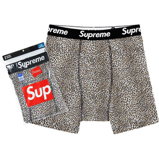 Supreme X Hanes Leopard Boxer Briefs (SS19)聯名內褲打底褲