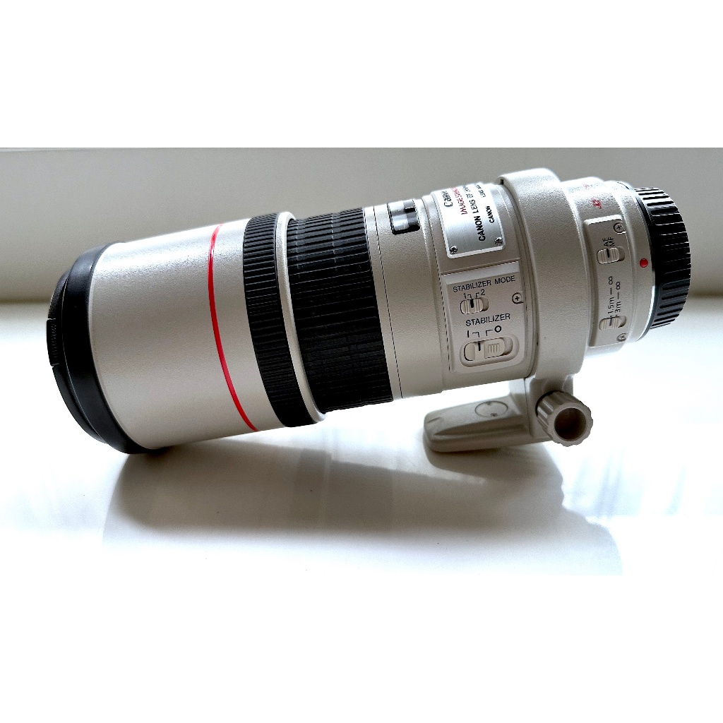 二手極新 Canon EF 300mm f/4L IS USM 定焦望遠鏡頭 附B+W F-pro保護鏡 L級紅圈
