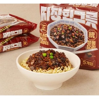 <快速出貨旗艦店> 韓國 No Brand 經典炸醬拉麵第二代 5包入 最強炸醬麵!!!