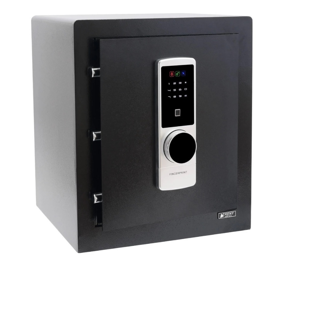 TRENY  紋紋+密碼 保險箱-55L  黑色