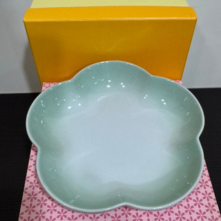 Le creuset 花型盤 深花盤 20cm 冰川綠