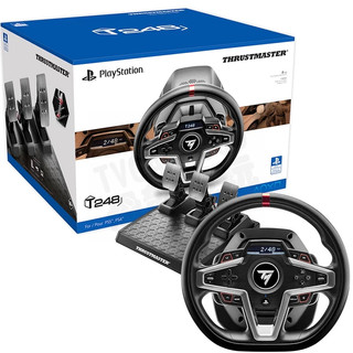 (宅配免運費)THRUSTMASTER T248P 賽車方向盤 煞車油門踏板 PS5 PS4 PS3 PC 台灣公司貨