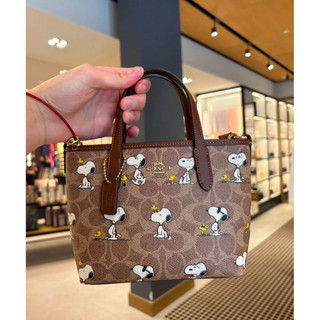 ✨Coach史努比聯名迷你托特包👜-內有實拍照✨