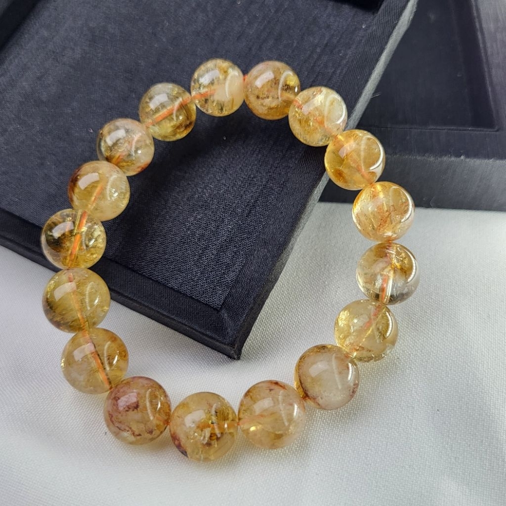 天然塔山黃水晶原礦手珠 #黃水晶 #黃水晶手珠 #黃水晶 #尋寶園