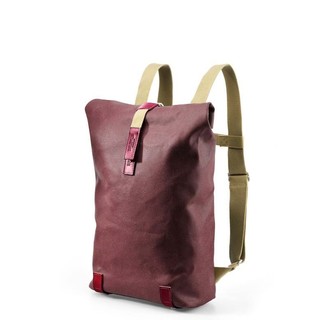 Brooks PICKWICK 帆布後背包(小) 暗紅 12L BB022A07268 綠野山房