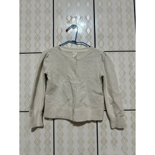 GAP baby 米白色亮亮毛外套 4years