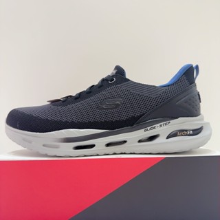 SKECHERS ARCH FIT ORVAN 男生 黑灰色 瞬穿 緩震 休閒 運動 慢跑鞋 210994BLK
