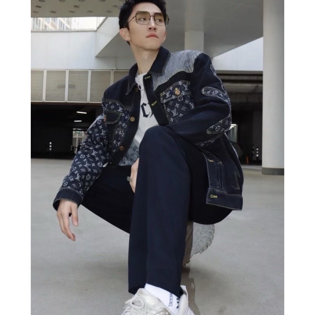 【𝐂𝐚𝐬𝐞𝐬】LV X NIGO｜ 拼接牛仔外套 50 精品代購 歐洲代購