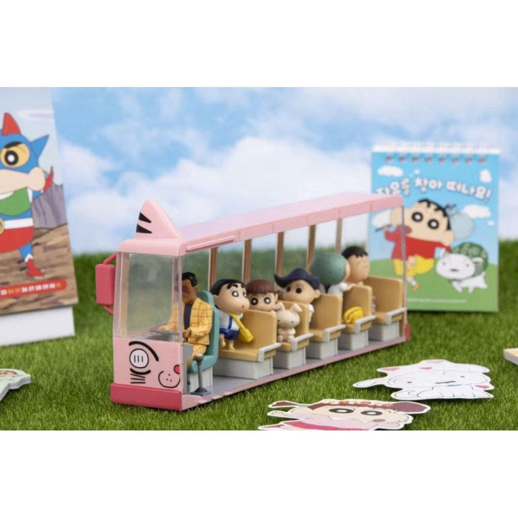 《可挑款》 最齊全 全家 小新 雙葉幼稚園校車 雙葉幼稚園巴士 盒玩 隱藏版 隱藏款 蠟筆小新 吉永老師 園長 阿呆