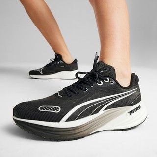 PUMA 慢跑鞋 頂級氮氣 厚底 黑 Magnify NITRO 2 Tech Wn 女 38009101
