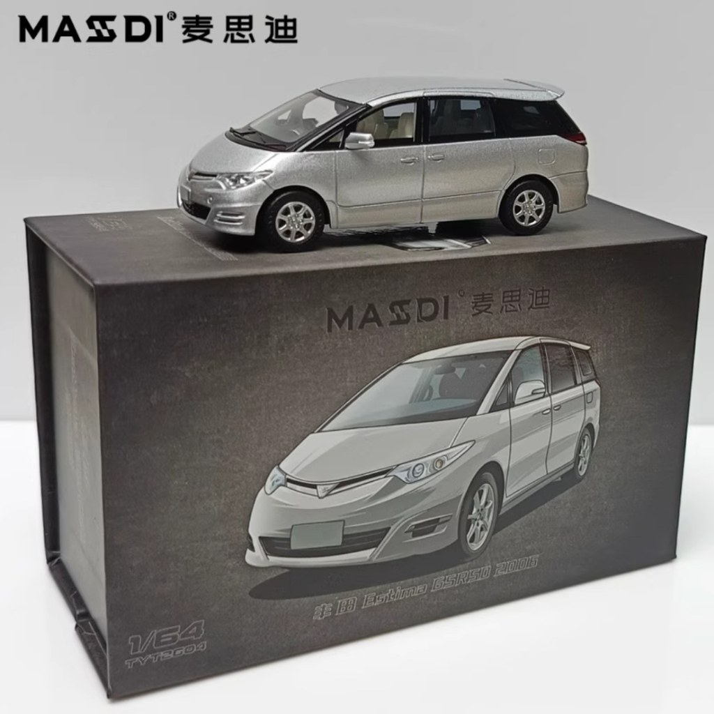 Masdi 1:64 Previa Estima GSR50 模型車 三代豐田MPV Tarago Sienna