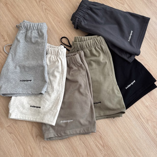 【FJstore】暫時不補 FJ 品牌 刺繡logo 重磅 棉褲 男生短褲 女生短褲 休閒短褲 運動短褲 棉短褲