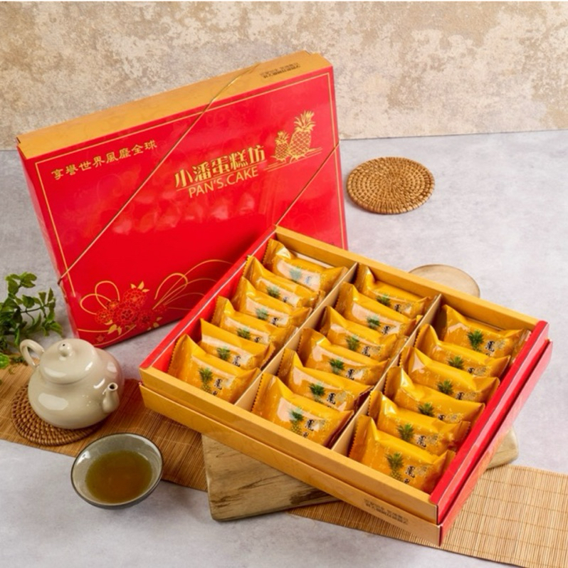 《附發票》小潘蛋糕坊18入單顆精裝包鳳凰酥/鳳梨酥