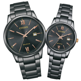 聊聊甜甜價◆CITIZEN 星辰 PAIR情侶對錶 光動能對錶 BM6976-72E + EW2316-79E