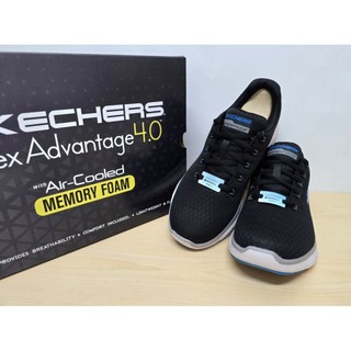 ✩Pair✩ SKECHERS 男鞋 休閒走路鞋 232231/BKBL FLEX ADVANTAGE 4.0 防水款
