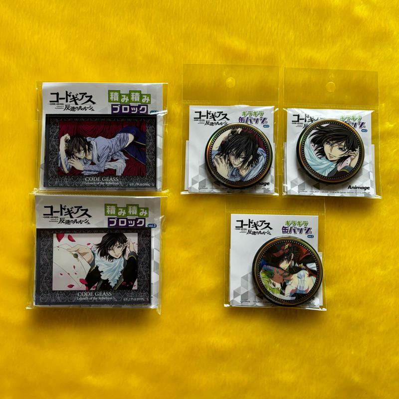 ★現貨 反叛的魯路修 魯魯修 animage 周邊 徽章 壓克力塊